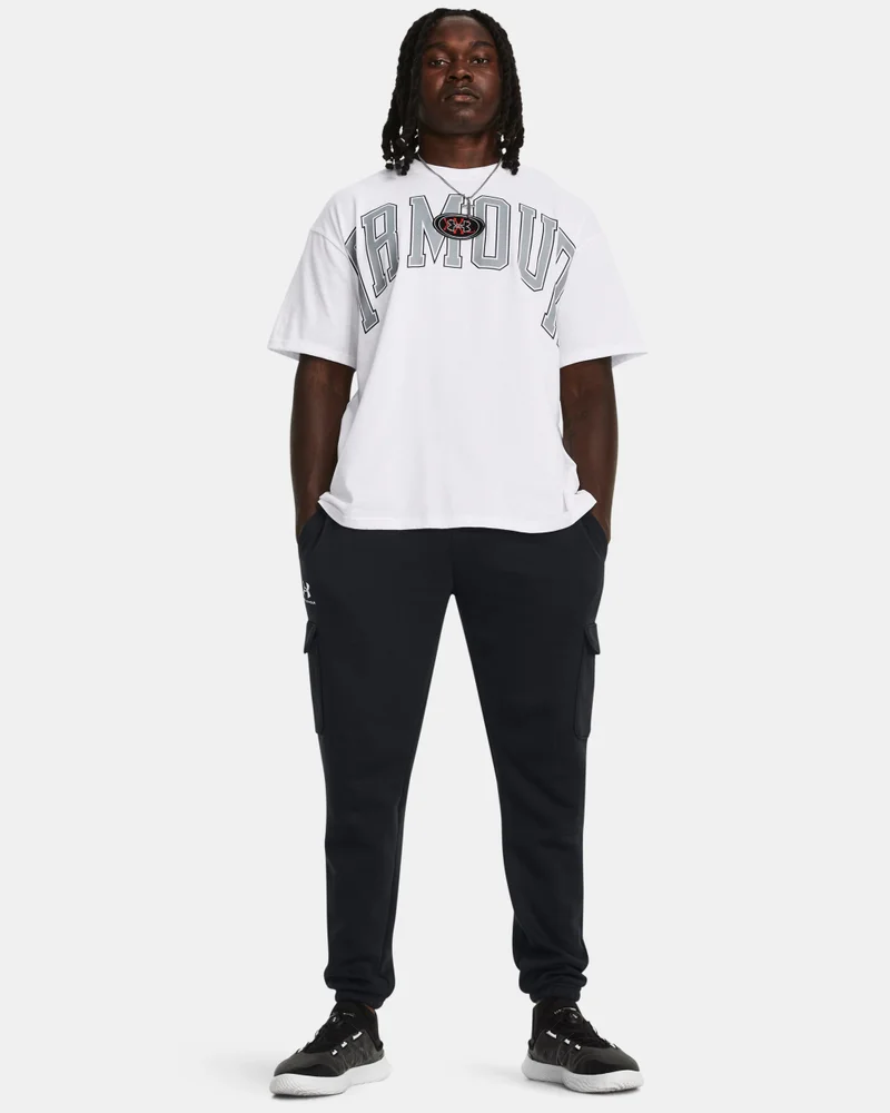 Under Armour black Men's Icon Fleece Cargo Pants for Men | Best Price UAE